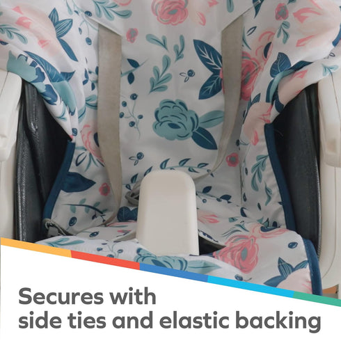 Nuby High Chair Spill-Resistant Cover in Floral Design