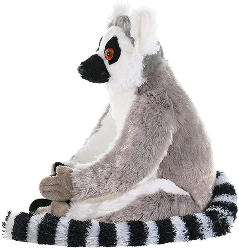 Wild Republic Cuddlekins Ring Tailed Lemur Plush, Stuffed Animal, 12 Inches, Gifts for Kids, Plush Toy