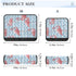 Vdsrup 2 Pack Seat Belt Covers Pink Flamingos Blue Zigzag Car Seat Strap Covers Super Soft Car Seat Neck Cover for Boys