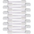 12 Pack Vmaisi Multi-Use Adhesive Straps, Childproofing Cabinet Latches for Drawers, Fridge, No Drilling (White)