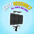 Airzooka Air Blaster, Air Toy for Adults & Children Ages 6+, Blows 'Em Away, Black