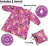 Tidy Tot Long Baby Bib, Mess Proof Long Sleeve Feeding Smock with Large Food Catcher Pocket, Waterproof