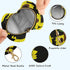 YETTASBIN Sunflowers Portable Pacifier Holder Case with Metal Hook Buckle & Zipper for Diaper Bag and Stroller