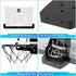 CYFIE Basketball Hoop Suction Cup - LED Light Basketball Hoop with Scoreboard & 3 Balls for Kids