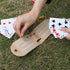 Set, 2 4 Folded:3.14x4.92in,After L:10.31in (1Pcs) Travel Cribbage Board Game Portable Cribbage Boards Unique Track