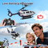 8-12 DEERC RC Helicopter,Rescue Remote Control Helicopter for Kids & Adults,Toys Helicopter with Altitude Hold, One Key
