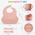 Generic 8-Piece Set Packaging SiliFun Silicone Baby Feeding Complete Infant Mealtime Kit with Suction Bowl, Divided
