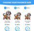 wudhank (M-10.6 11.4in-190pcs) Wooden Puzzles for Adult, Shih Tzu Dog Wooden Jigsaw Puzzle, Unique Wood Shape Cut