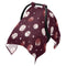Mazeann Baseballs Stars Car Seat Cover Baby Breathable Soft Infant Carseat Covers Canopies