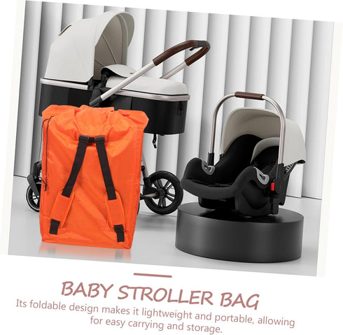 PRETYZOOM Stroller Bag for Airplane Travel Durable Splashproof Gate Check Bag Spacious Storage for Diapers Clothes