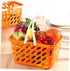 2pcs TOYANDONA Shopping Basket Toys, Kids Grocery Basket with Handle for Kids Pretend Play Grocery Basket Toys