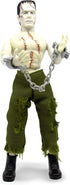 Mego Action Figures, 8” Frankenstein - Bare Chested with Painted Stitches, reconstructed with Different Body Parts (Limited Edition Collector’s Item)