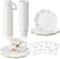 Nuenen 36 Set Color Your Own Tea Party Paper Cups with Handles