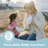 12 OZ Papablic Portable Travel Baby Bottle Warmer On The Go, Fits Most Car Cup Holders, Stainless Steel Bottle Warmer