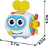 MoraBaby 1-3 6-in-1 Tummy Robot Musical Busy Cube for Toddlers Years Old, Montessori Activity Cube with Lights