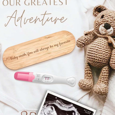 Custom Pregnancy Test Keepsake Box Personalised Pregnancy Announcement Surprise Announcement Gifts for Husband