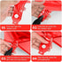 Balloons,22Inch 4D 6Pcs Red Cube Foil Square Foil Balloons Building Block Balloons for Birthday Anniversary Baby Shower