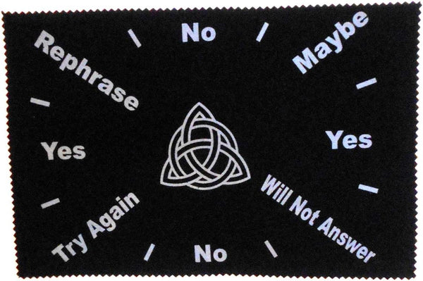 earthegy Triquetra Pendulum Divination Mat, 12 x 8
