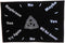 earthegy Triquetra Pendulum Divination Mat, 12 x 8