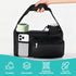 Universal Stroller Organizer with Insulated Cup Holder Detachable Phone Bag & Shoulder Strap, Bag Caddy Fits