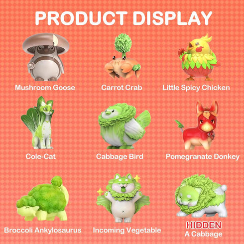 BEEMAI Series-3 1PC Vegetables Fairy Blind Box Random Design Cute Figures Collectible Toys Birthday Gifts