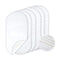 TILLYOU 6 Pack Waterproof Changing Pad Liners, 100% Cotton Reusable Cloth Diaper Liners, White