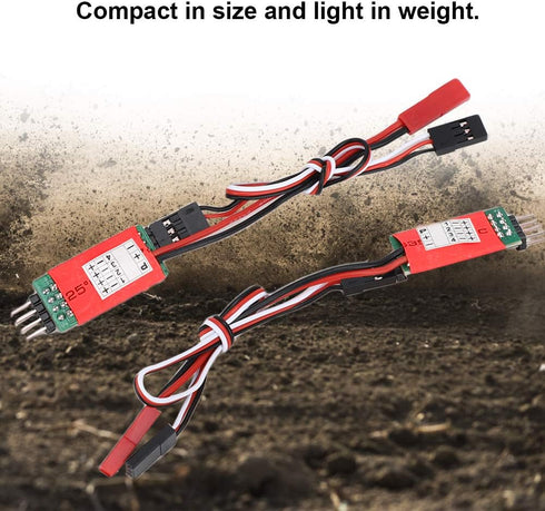 RC Lights Controller,The Third Channel Control Switch Receiver Cord Model Car Lights Controller for RC Model Car Spare Parts