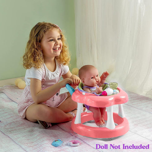 JC Toys - For Keeps Playtime! Baby Doll Walker Gift Set for Dolls up to 17"