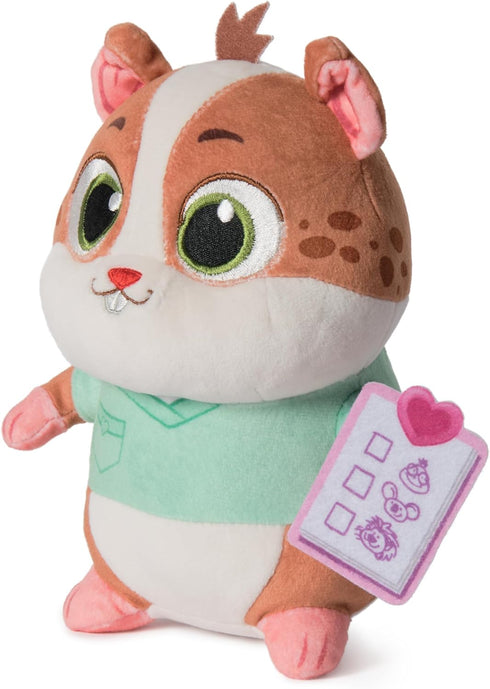 7-Inch 3 Vida The Vet, Popcorn Plush Toy, Tall Stuffed Animals with Super-Soft Fur, Kids Toys for Girls & Boys Ages