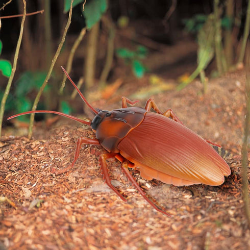 Induction Cockroach Toy for Kids, Smart Sensing Realistic Giant Cockroach Model, Automatic Moving Interactive Fake
