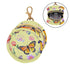 YETTASBIN Butterflies Portable Pacifier Holder Case with Metal Hook Buckle & Zipper for Diaper Bag and Stroller