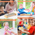 kaqinu Instruments,100% Sets, 23 Kids Musical Natural Wooden Music Percussion Toy Pcs Tambourine Xylophone Toys
