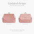 Backpack Hannah & Sophia Belle Convertible Baby Diaper & Bag in Pink Polyester with Classic Style