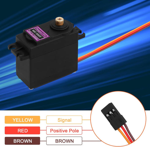 Deegoo-FPV 6-Pack MG996R 55g Metal Gear Torque Digital Servo Motor for Futaba JR RC Helicopter Car Boat Robot