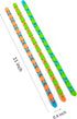 Nasdict 60 Pcs Wacky Tracks Snap Click Toys for Party Favors, Snake Puzzles Fidget Bulk Toys for School Classroom