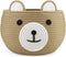 PandaEar Cotton Rope Baby Basket, Baby Gift Basket Nursery Laundry Organizer with