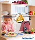 Wooden Pizza Toys for Kids - 24Pcs Cutting Toy Pizza Play Food Set for 3-5 Year Old Toddlers