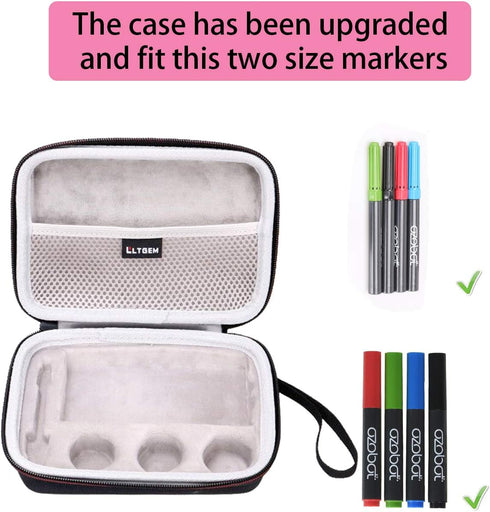 LTGEM Carrying Case for Bit Coding Robot, Fits USB Charging Cable, 4 Color Code Markers, Case Only