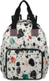 Eativisa Terrazzo style Diaper Bag Backpack-Multi-functional mother and baby bag Thermal compartment USB