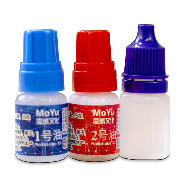 MoYu Lube 1, 2 Set 5cc - Professional Speed Cube Lube for