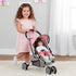 3+, GAGAKU Baby Doll Stroller, Toy Stroller with Canopy, Double Front Wheels, Storage Basket & Adjustable Belt