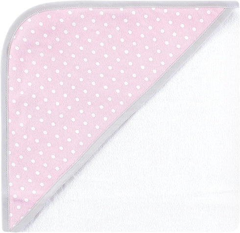Floral Elephant Hooded Baby Towels - Unisex Cotton Rich Design