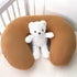 2 Pack, GFU Muslin Nursing Pillow Covers Soft Feeding Pillow Slipcover for Breastfeeding Moms, Removable Case for Baby