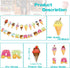 2Pcs Summer Community Ice Cream Party Decorations - Ice Cream Bar Banner & Cone Bunting Decorations for Party, Kids