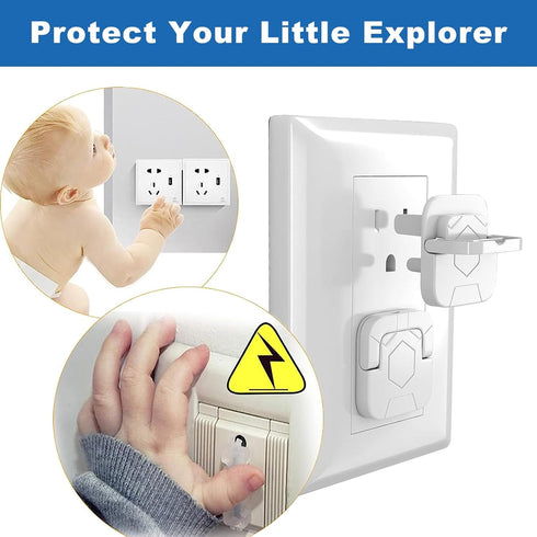 Outlet Covers Baby Proofing Plug, 60 Pack Socket Safety Plug Covers for Child Proof Protectors, White Baby Essentials