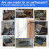 IMtKotW 2 Pcs Tv Safety Straps Adjustable,No Drill Anti Tip Furniture Anchors for Baby Proofing,Adhesive/Screw
