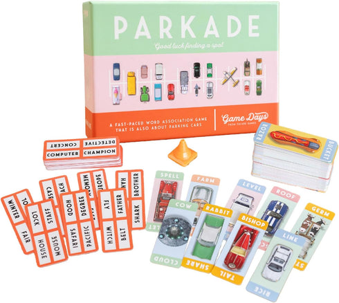 Parkade Board Game - Word Games and Parking Cars for Friends and Family Game Night, 3-13 Players