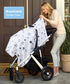 Muslin Car Seat Covers for Babies, Lightweight Infant Canopy, Breathable Baby Carrier Cover for Newborns