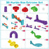Marble Run for Kids Ages 4-8 - DIY Educational Playset, Track Pipe Building Blocks with Glass Marbles