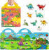 Reusable Sticker Books for Kids, Travel Dinosaur Sticker Books for 3-5 Year Olds, Educational Gifts for Boys & Girls